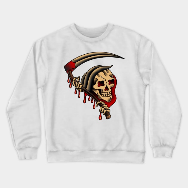 Grim Reaper Crewneck Sweatshirt by OldSalt